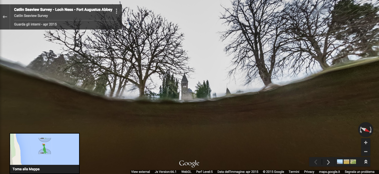 Il mostro di Loch Ness nel Doodle di Google 