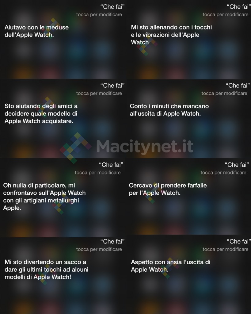 siri Apple watch