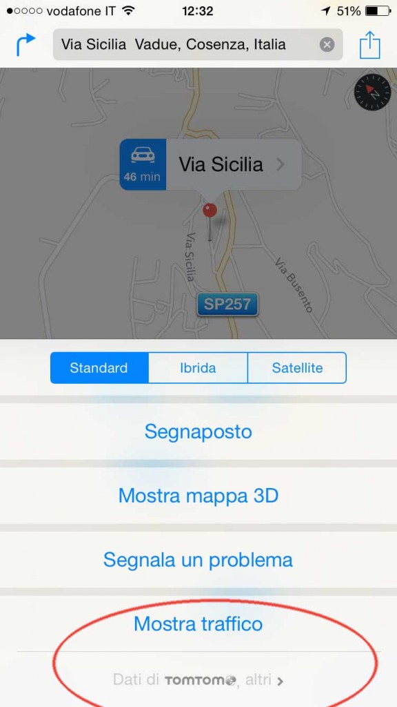 Apple e TomTom Dati TomTom
