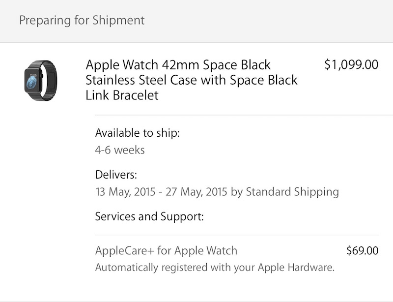 Apple Watch da 1.000 euro