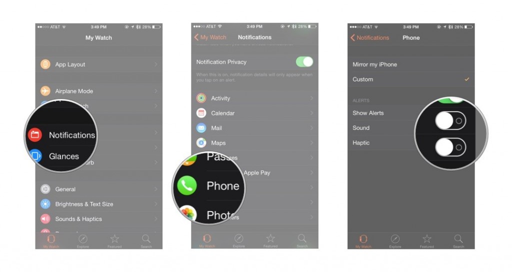 notifiche Apple Watch