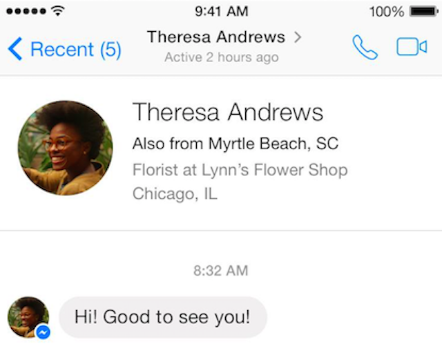 facebok messenger informazioni