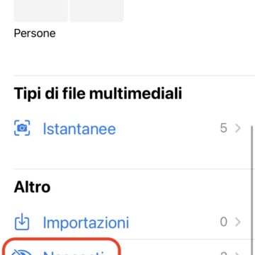 Rullino Foto, come nascondere foto e video su iPhone e iPad