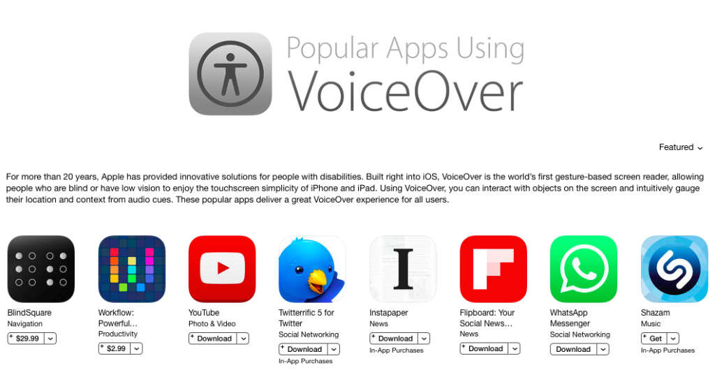 VoiceOver