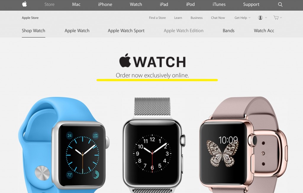 Apple Watch nei negozi