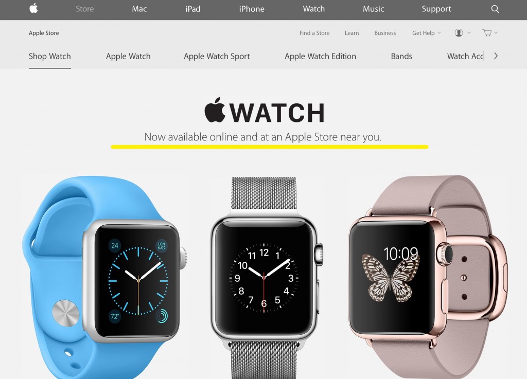 Apple Watch nei negozi