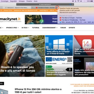 OS X El Capitan, come zittire l’audio delle schede in Safari