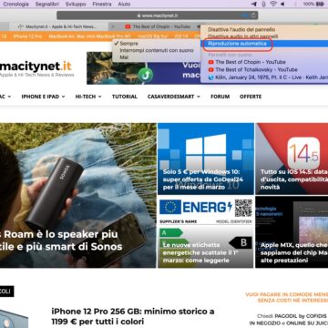 OS X El Capitan, come zittire l’audio delle schede in Safari