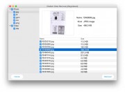 Anteprima di una foto prima del recupero
