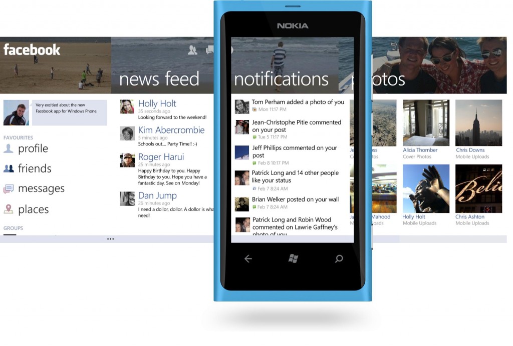 facebook su windows phone