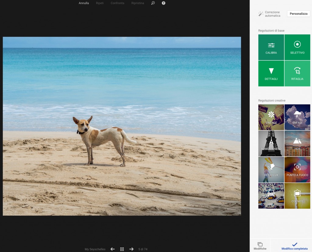 google plus photo modifica