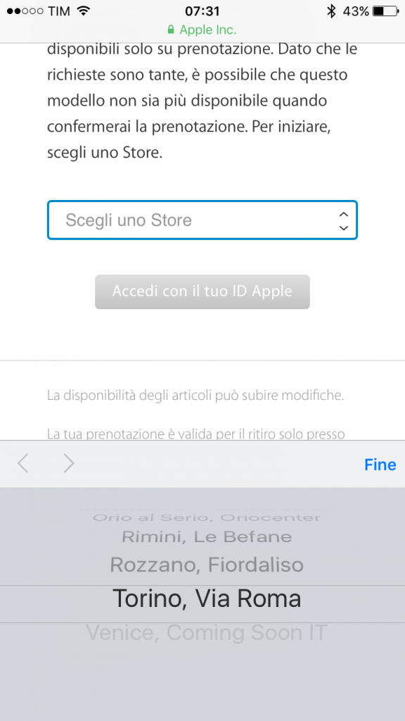 nuovo Apple Store a Venezia