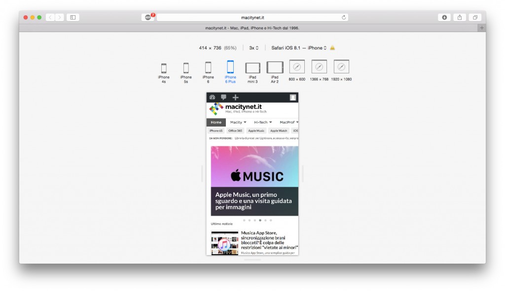 Preview in Safari 9