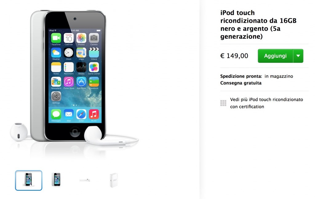 iPod touch ricondizionati