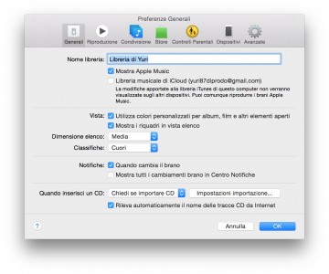 come disattivare Apple Music