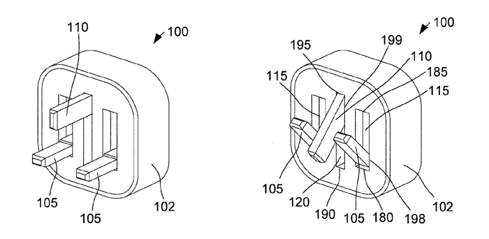 alimentatore USB brevetto apple USB-Adapter