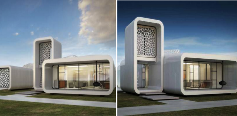 edificio stampato in 3D Dubai 01