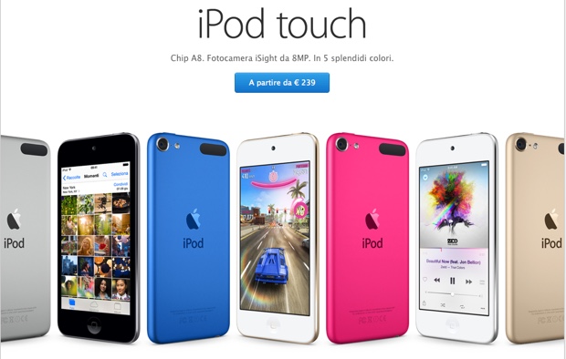 nuovo ipod touch a8 620
