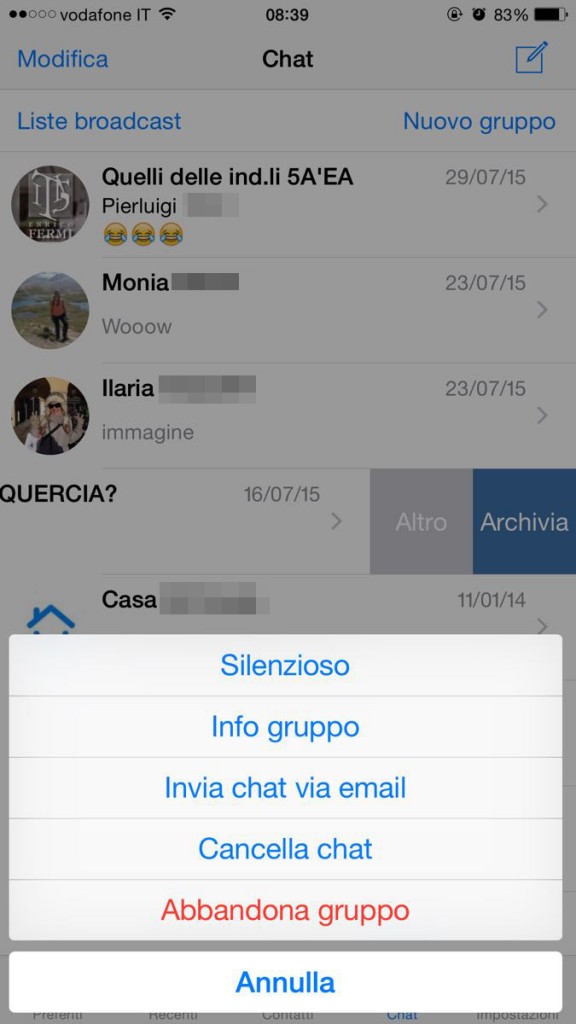 whatsapp per ios