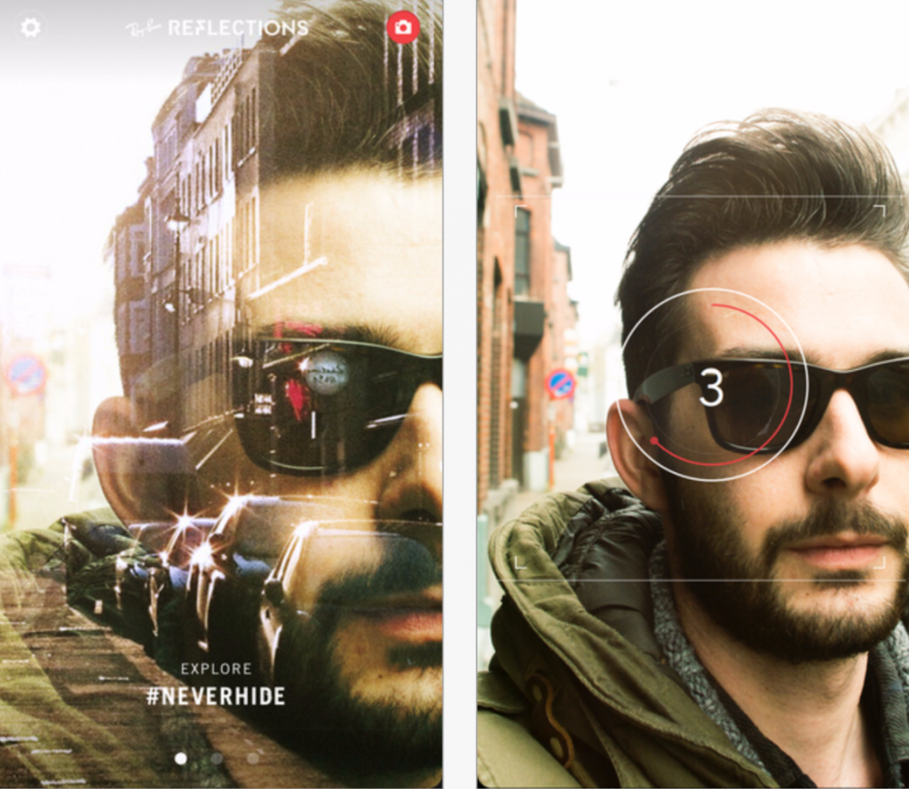 reflections x ray ban