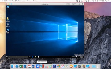 Win10 in Parallels Desktop 11 on Yosemite