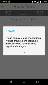 anova app disconnessione