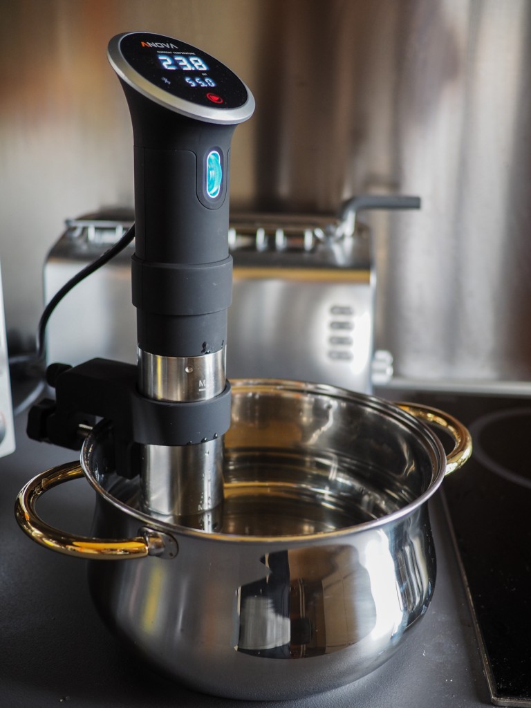 anova precision cooker in pentola