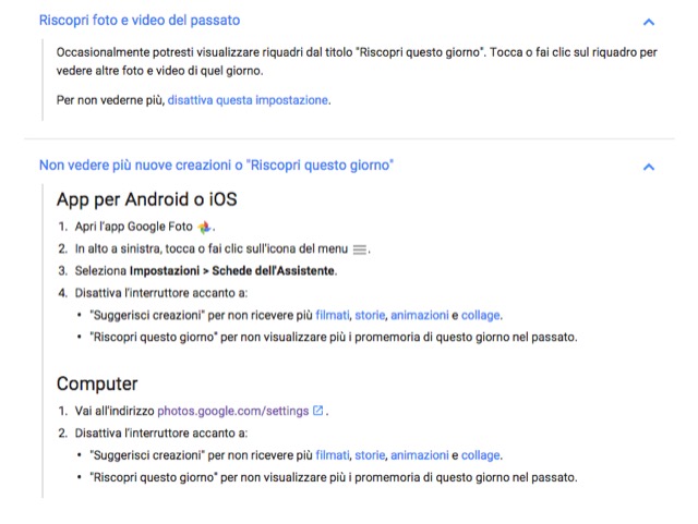 google foto Riscopri foto e video del passato