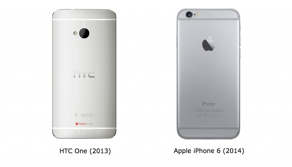 htc one m7 iphone 6