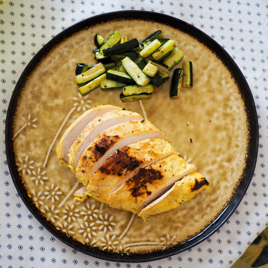 petto di pollo sous vide e zucchine-16