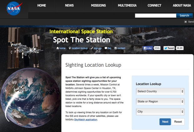 stazione spaziale internazionale spot
