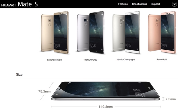 Huawei Mate S 620 uff