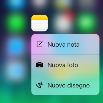 3D Touch in azione