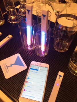 MixStik funzionante con luce led