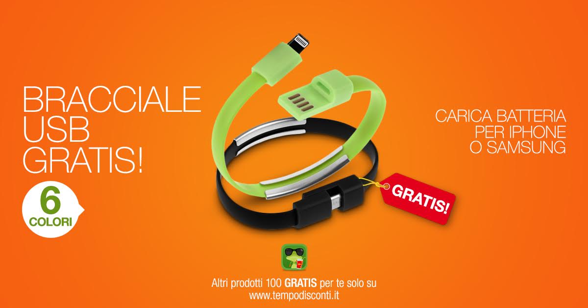 bracciale usb