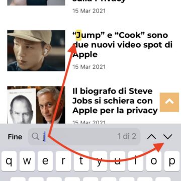 Come usare il tasto Cerca di Safari su iPhone e iPad
