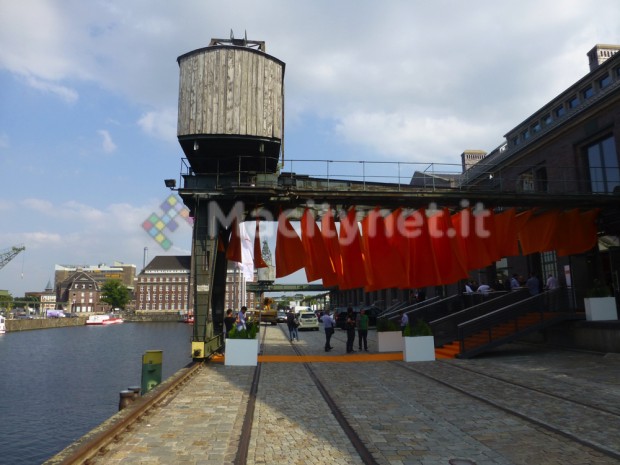La presentazione di Gigaset Me è avvenuta presso Westhafen Event & Convention Center di Berlino, antico cantiere navale fluviale sulla Sprea