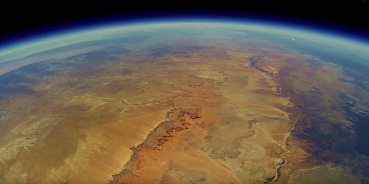 gopro nella stratosfera 1200