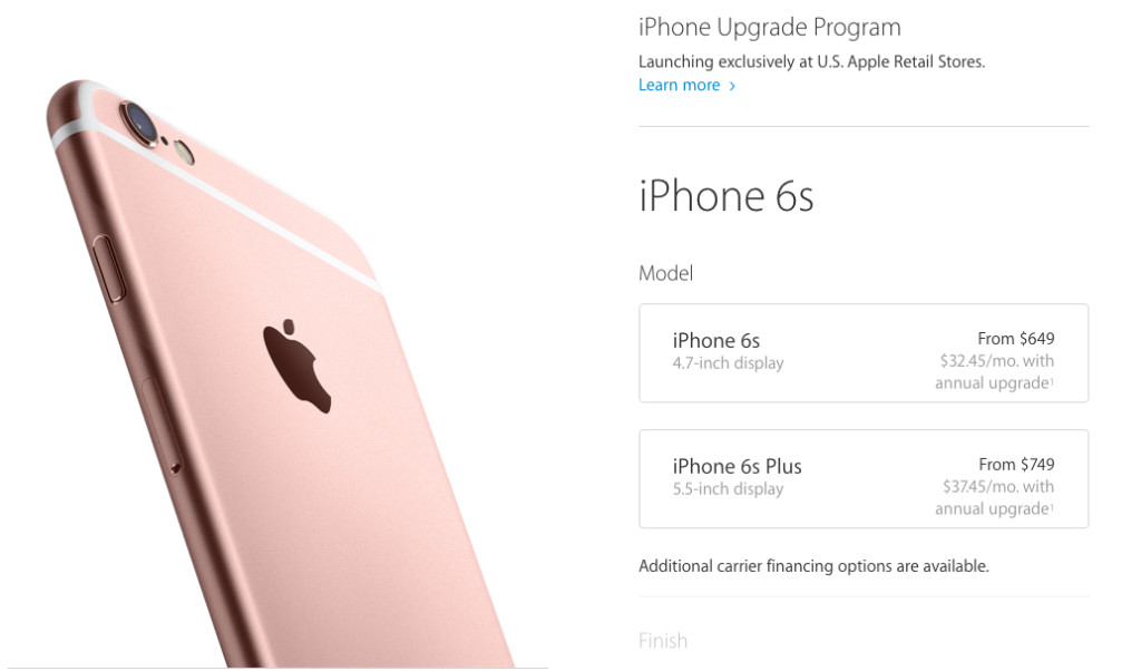 pre ordini iphone 6s