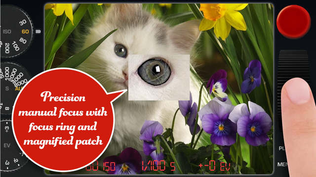 red dot camera messa a fuoco tipo telemetro