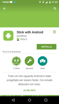 recensioni stick with android