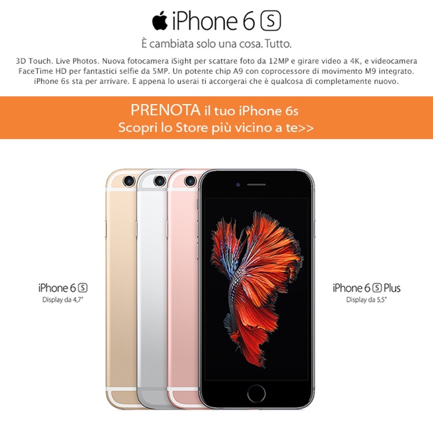Prenota iPhone 6s juice 620
