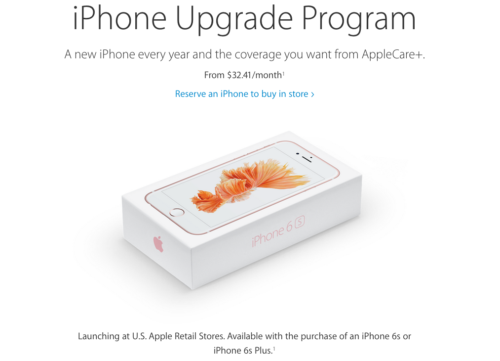programma di aggiornamento iPhone