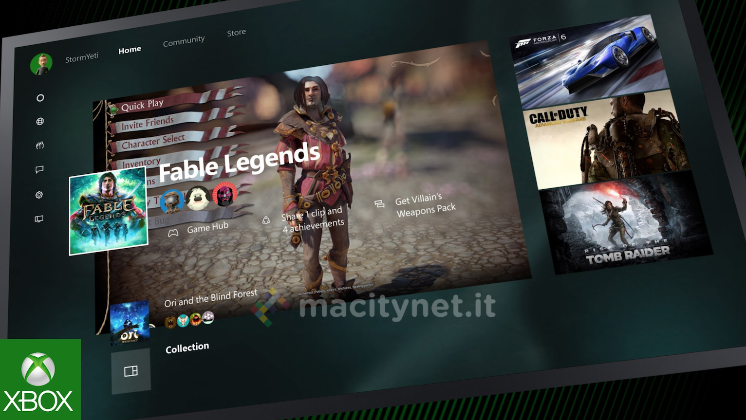 windows 10 su xbox one