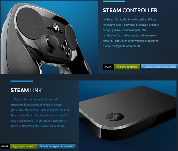 Valve Steam Controller e Link 620