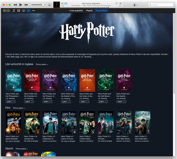 Harry Potter, Apple presenta tutti gli ebook della saga in edizione