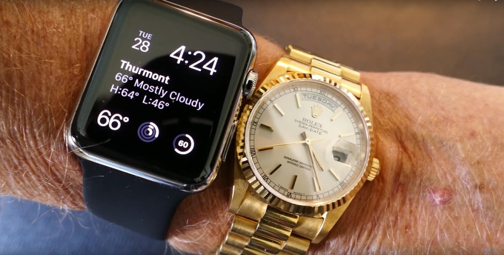 indossabili apple watch rolex 1200