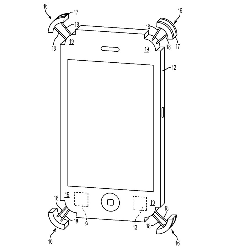 anticaduta iphone brevetto apple 1200
