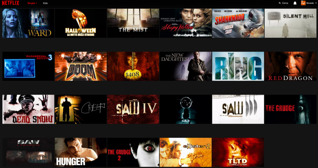 film horror su netflix