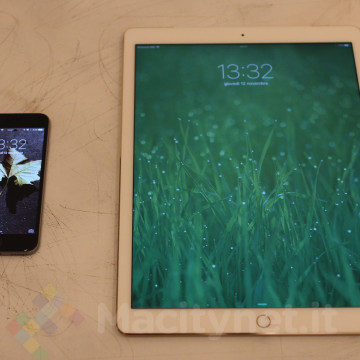 ipad pro visto da vicino iPhone 6